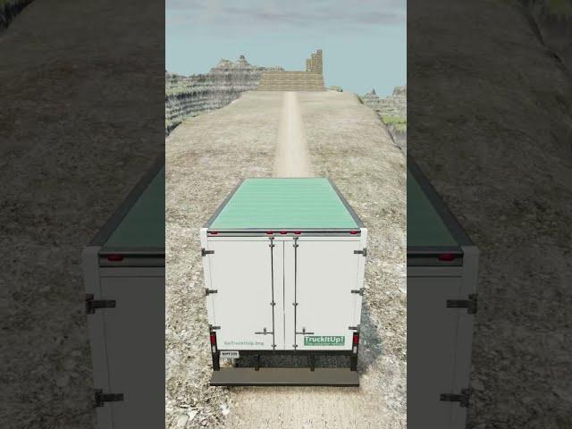 H45 Cargo VS Leap of Death | BeamNG.drive #crashtime