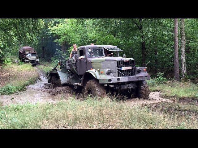 Militärtreffen Zeithain 2015 mit Ural 375D Kraz-256 Tatra-813 Gaz-69 UAZ-469 IFA P3 NVA GSSD КрАЗ