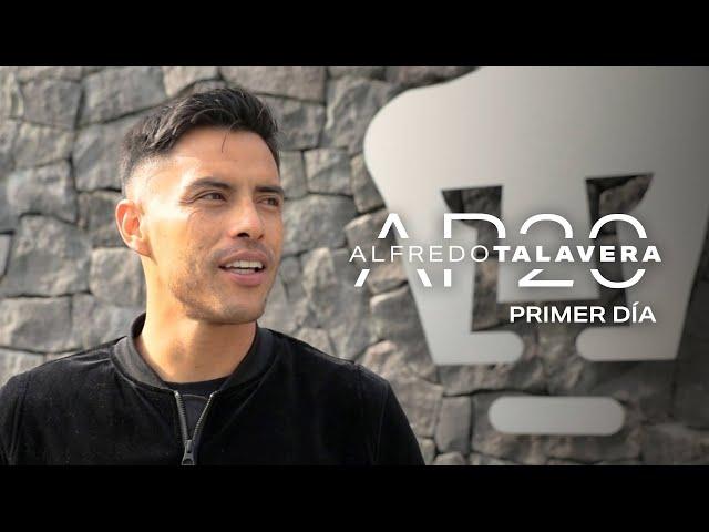 Primer día de Alfredo Talavera con Pumas