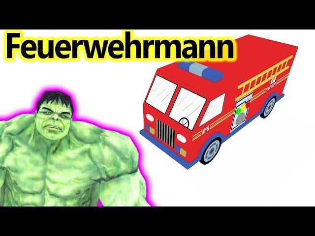 Kinder Feuer Motor Videos Hulk Lkw