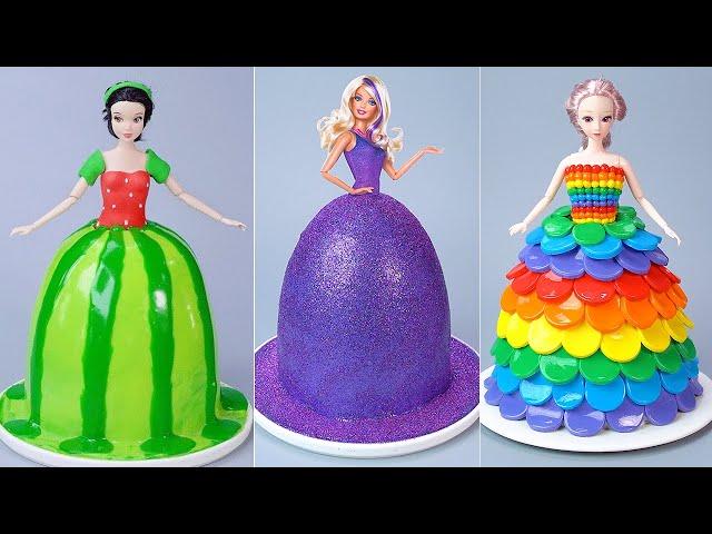 Cutest Princess Cakes Ever  How To Make Perfect Tsunami Doll Cake | Amazing Cake Recipes