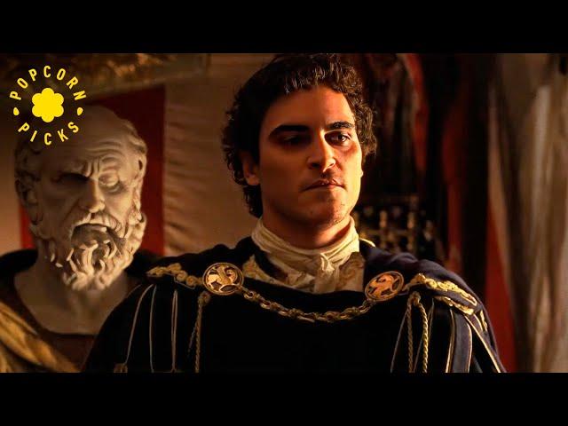 Commodus Secretly Kills His Father (Joaquin Phoenix) | Gladiator