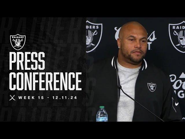 Coach Pierce Presser - 12.11.24 | Raiders | NFL