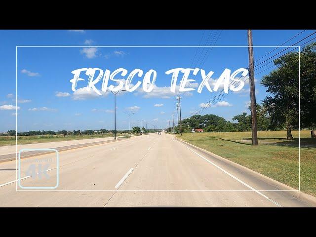 Driving City of Frisco, Texas 4K - "The City That Plays"