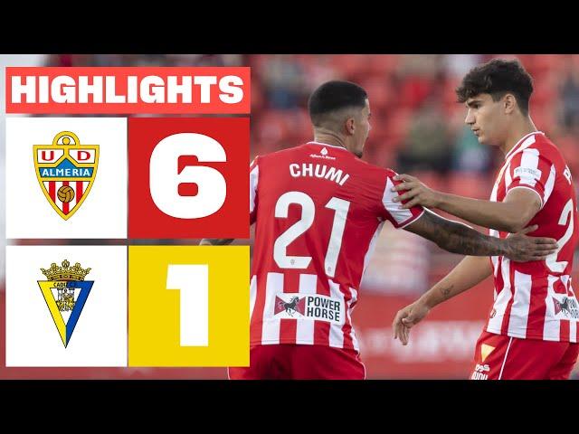 UD ALMERÍA 6 - 1 CÁDIZ CF | HIGHLIGHTS LALIGA EA SPORTS