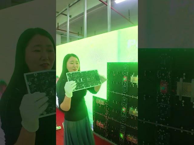 HUB connection led display, easy to assemble and install#leddisplaymanufacturer #ledvdi