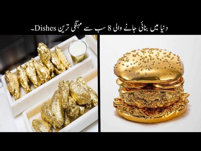 8 Most Expensive Dishes In The World Urdu | دنیا میں بنائی جانے والی مہنگی ترین ڈش | Haider Tv