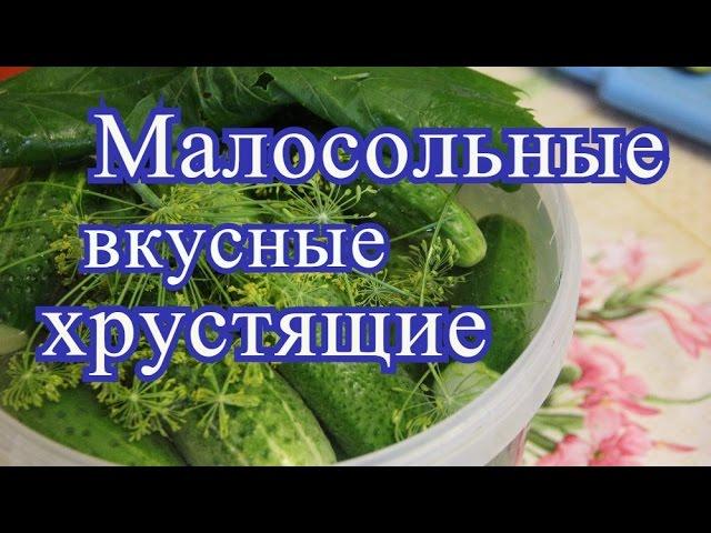 Малосольные огурцы. Мой любимый рецепт.