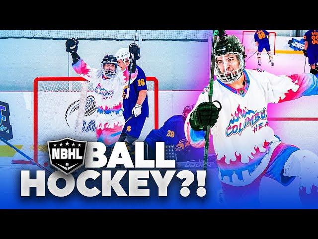 WE TRIED PLAYING IN A PRO BALL HOCKEY TOURNEY...*GONE WRONG*