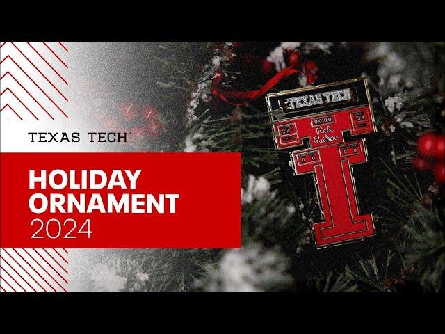 2024 Holiday Ornament  | The Double T Scoreboard | Texas Tech University