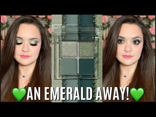 Colourpop Stay Jewel Quads!  An Emerald Away Pressed Powder Palette!