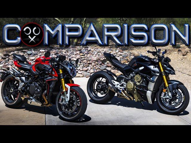 MV Agusta vs Ducati | Beauty vs The Beast | Brutale 1000rr vs Streetfighter V4S