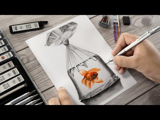 I found an All-Rounder Drawing Kit | Colors + Graphite