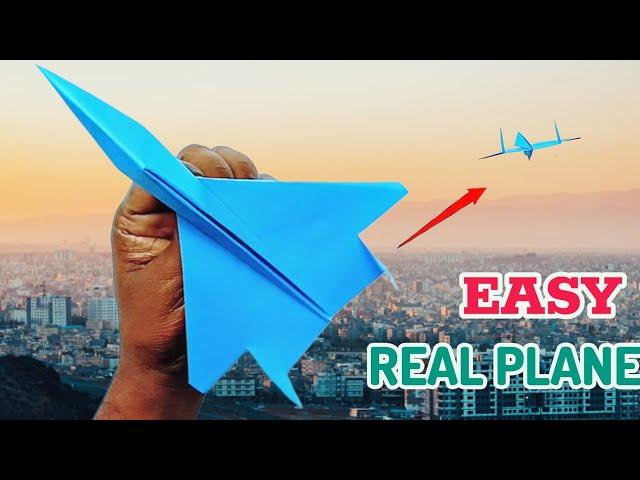 How to make an easy paper airplane that fly far