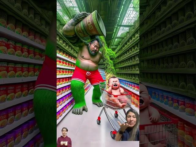 Gorila? #cartoon #funny #hulk #memes #pets #animation #cat #humor #spicypopcorn #comedy