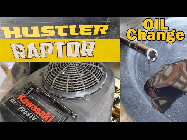 Hustler Raptor 42" Zero Turn Kawasaki 21.5hp Oil Change