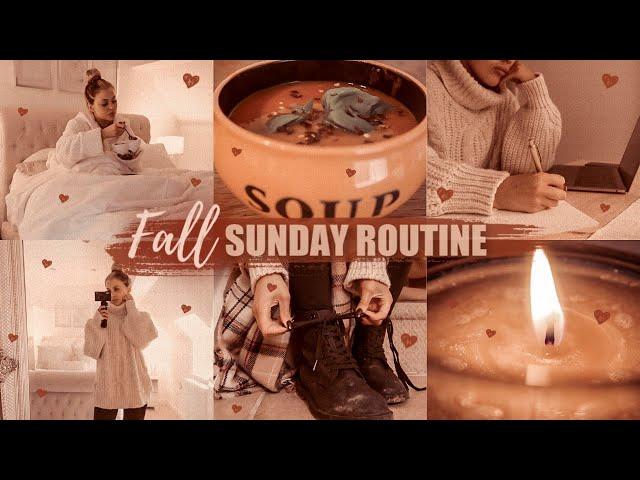 MY FALL SUNDAY ROUTINE 2019: Relaxed, Productive & Super Cosy | Gemma Louise Miles