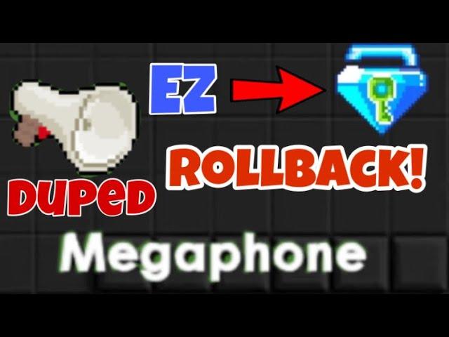 MEGAPHONE KENA DUPE 2020 APAKAH ROLLBACK? WARNING!! | Growtopia