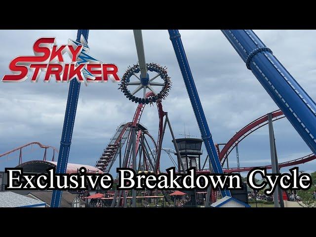 Sky Striker "Exclusive Breakdown Cycle" At Six Flags Great America