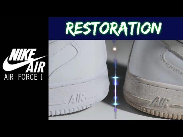 NIKE AIR FORCE 1 TRIPLE WHITE RESTORATION