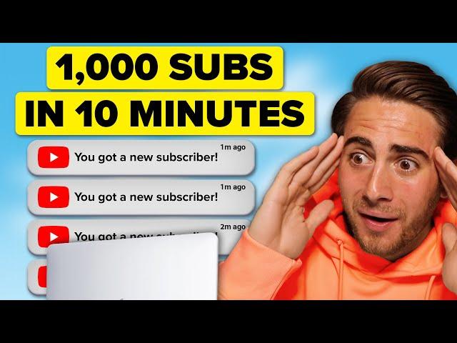 How To Get 1000 Subscribers on YouTube in 10 Minutes (2025 Update)