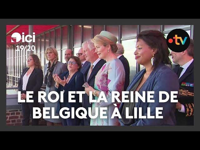 Le roi et la reine de Belgique en visite à Lille