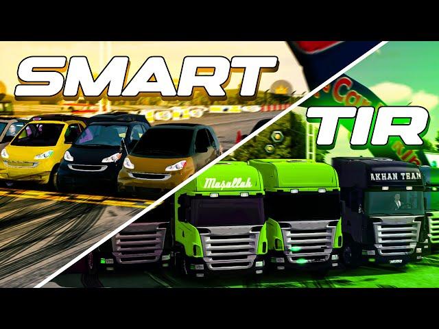 ABSÜRT ARABALARLA YARIŞ YAPTIK !! *Smart Tır Otobüs* | Car Parking Multiplayer