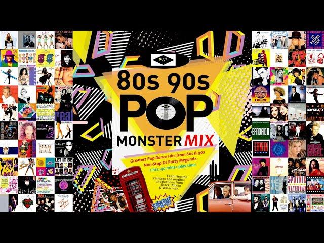 80s-90s POP  Monster Mix PWL Hits Non-Stop Classic DJ Dance Megamix  HQ