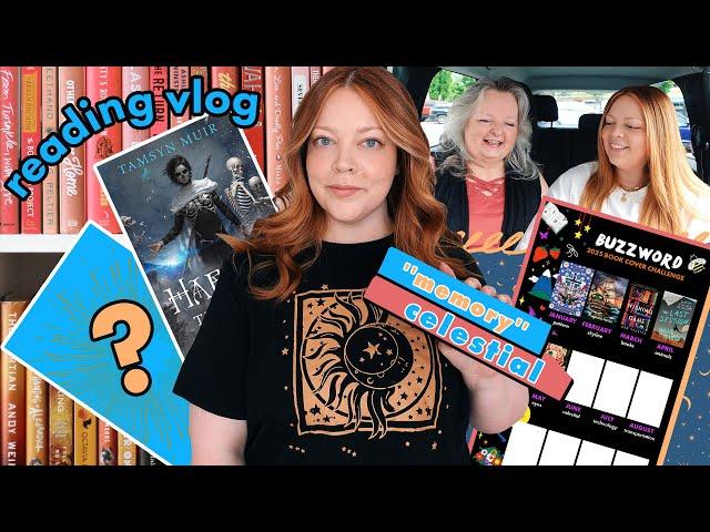 me + my mom + books  Buzzword Reading Vlog ep.6