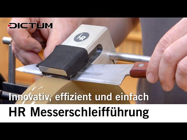 HR Messerschleifführung für Nassschleifsysteme - Produktvorstellung #dictum #richtigschaerfen