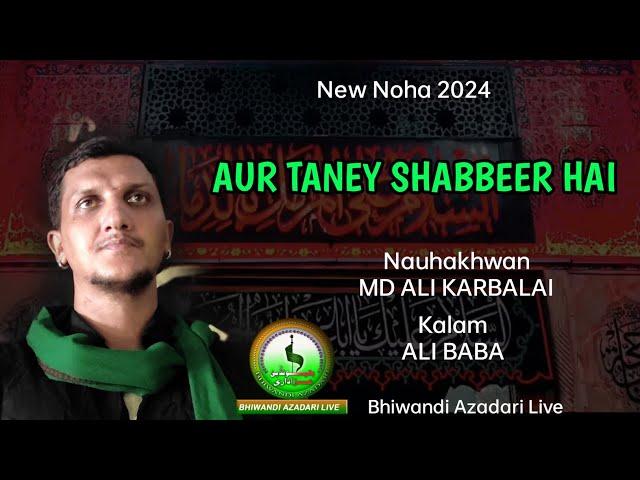 New Noha 2024 | Aur Taney Shabbeer Hai | Nauhakhwan MD Ali Irani Karbalai | Kalam Ali Baba