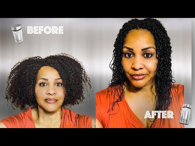 Wash and Go Transformation on 4B Hair (Phamily Hair Care Tutorial)