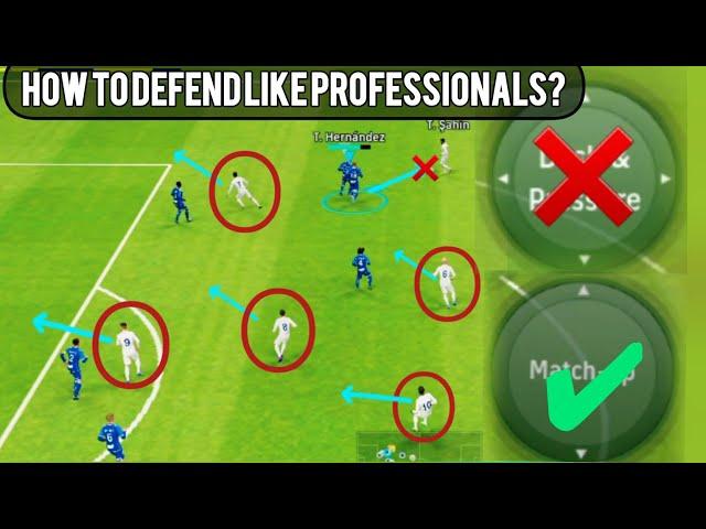 How to Defending like a pro in efootball ? Training to make settings, I defended like a pro