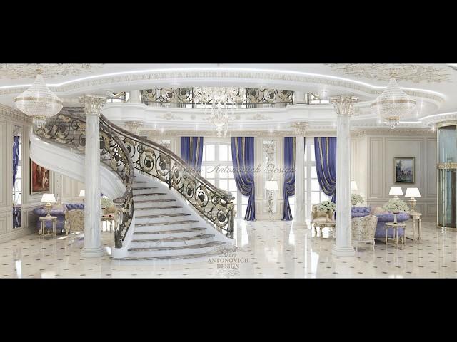 Luxury Classic Palace with a marble staircase