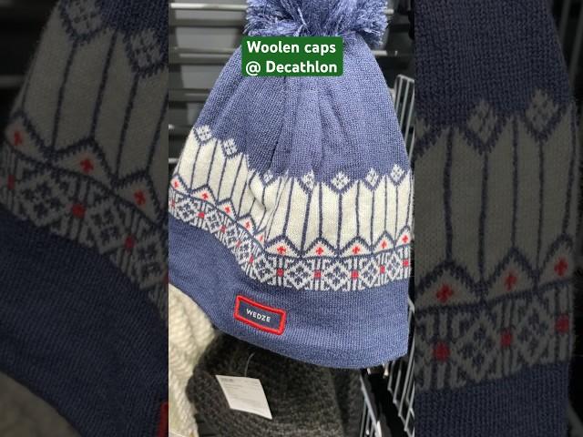 Woolen Caps #woolen #woolencap #cap #winter #decathlon #montecarlo