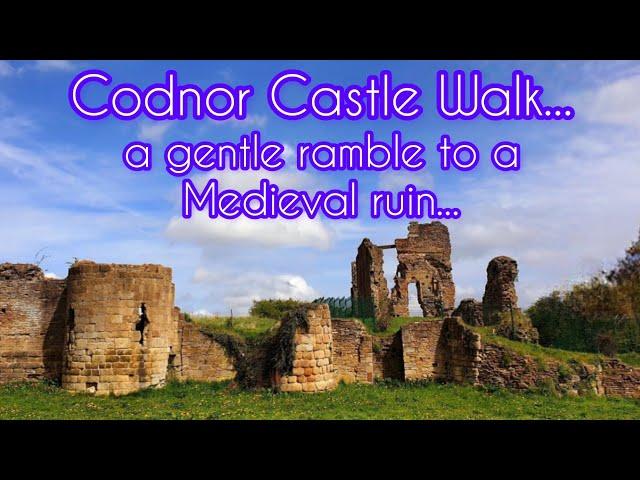 Codnor Castle in Derbyshire a medieval haunted ruin once the home of the powerful De Grey family