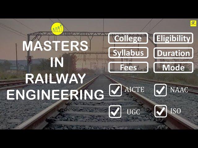 Masters | Railway Engineering | India