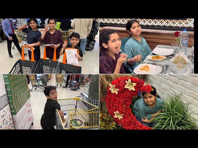 Grocery Challenge|Anaya and Rahma|Al nawab restaurant