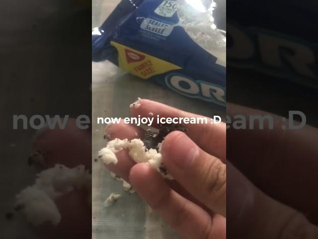 how to make dry icecream :DD