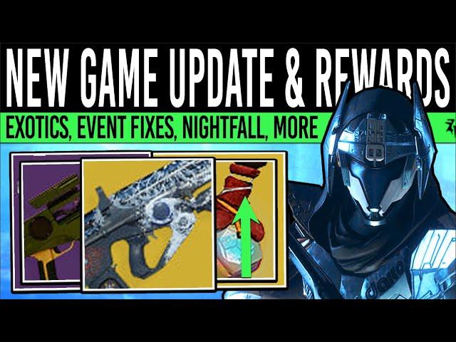 Destiny 2: NEW GAME UPDATE & FEATURED REWARDS! Dawning Changes, Weapons, Exotics & More (17th Dec)