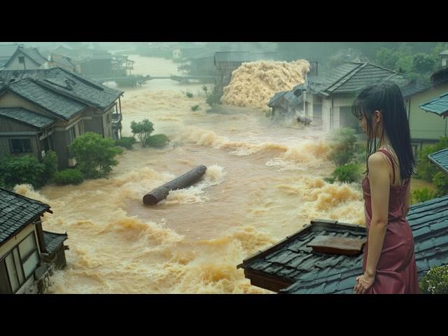 JAPAN IN TEARS! More than 100,000 affected. Severe floods in Ishikawa Prefecture.