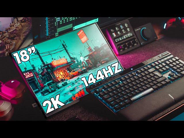 Game ANYWHERE with the Uperfect 144hz Portable Monitor - K118