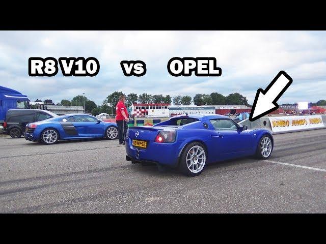 Opel Speedster Turbo  -vs-  Audi R8 V10