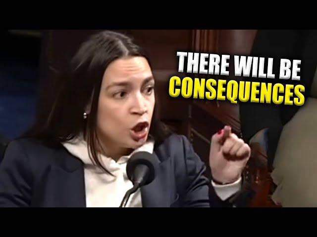 AOC GOES OFF on GOP's Disastrous Bill in Fiery House Speech