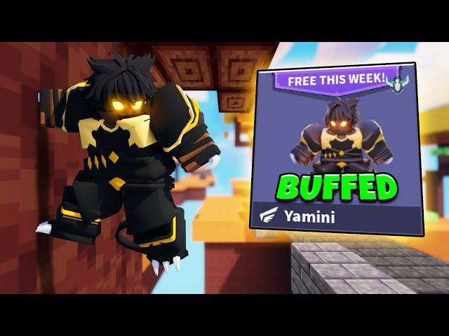 New Yamini Buff + Free Kit Is Insane Update (Roblox Bedwars)