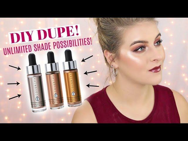 DIY DUPE for COVER FX CUSTOM ENHANCER DROPS! | Liquid Highlighting Drops DIY