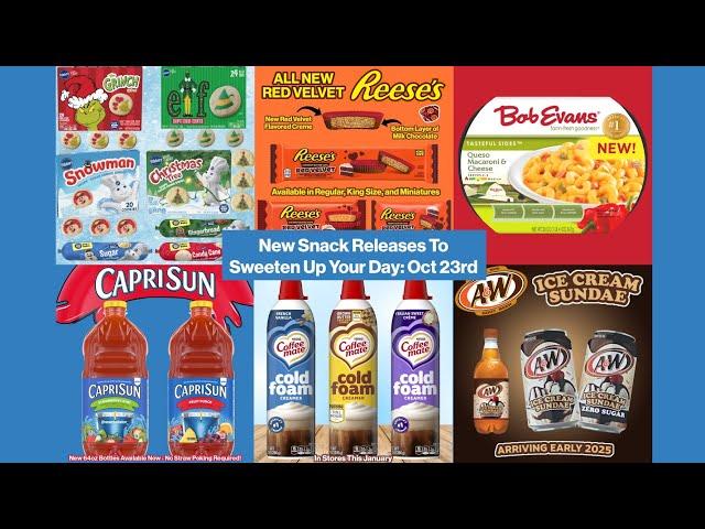 New Snack Releases from Reese's, A&W Root Beer, Capri Sun, Coffee Mate, and More: Oct 23rd #snacks