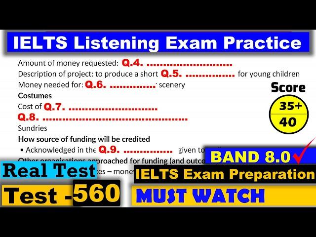 IELTS Listening Practice Test 2024 with Answers [Real Exam - 560 ]