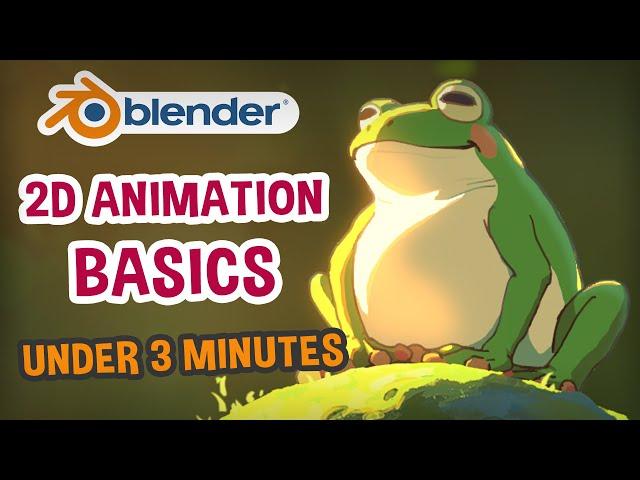 Blender 2D Animation Basics for Beginners - Grease pencil guide