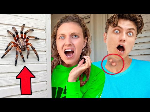 Carter Sharer GOT ATTACKED by a SPIDER!